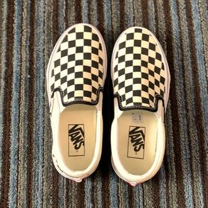 Black and white checkered vans